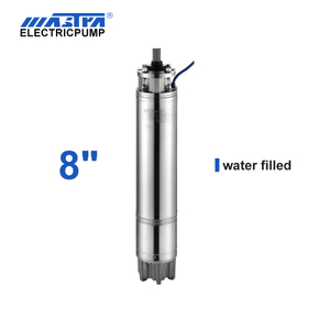 8 "Refrigeração de água Motor Submersível Sistema de bombeamento de água solar Price