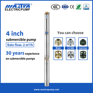 Bomba submersível para poços profundos Mastra de 4 polegadas AC Bomba submersível grundfos R95-A