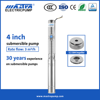 MASTRA 4 polegadas All Tainless Steel Electric Water Submersible 4Sp Water Bomba Malaysia