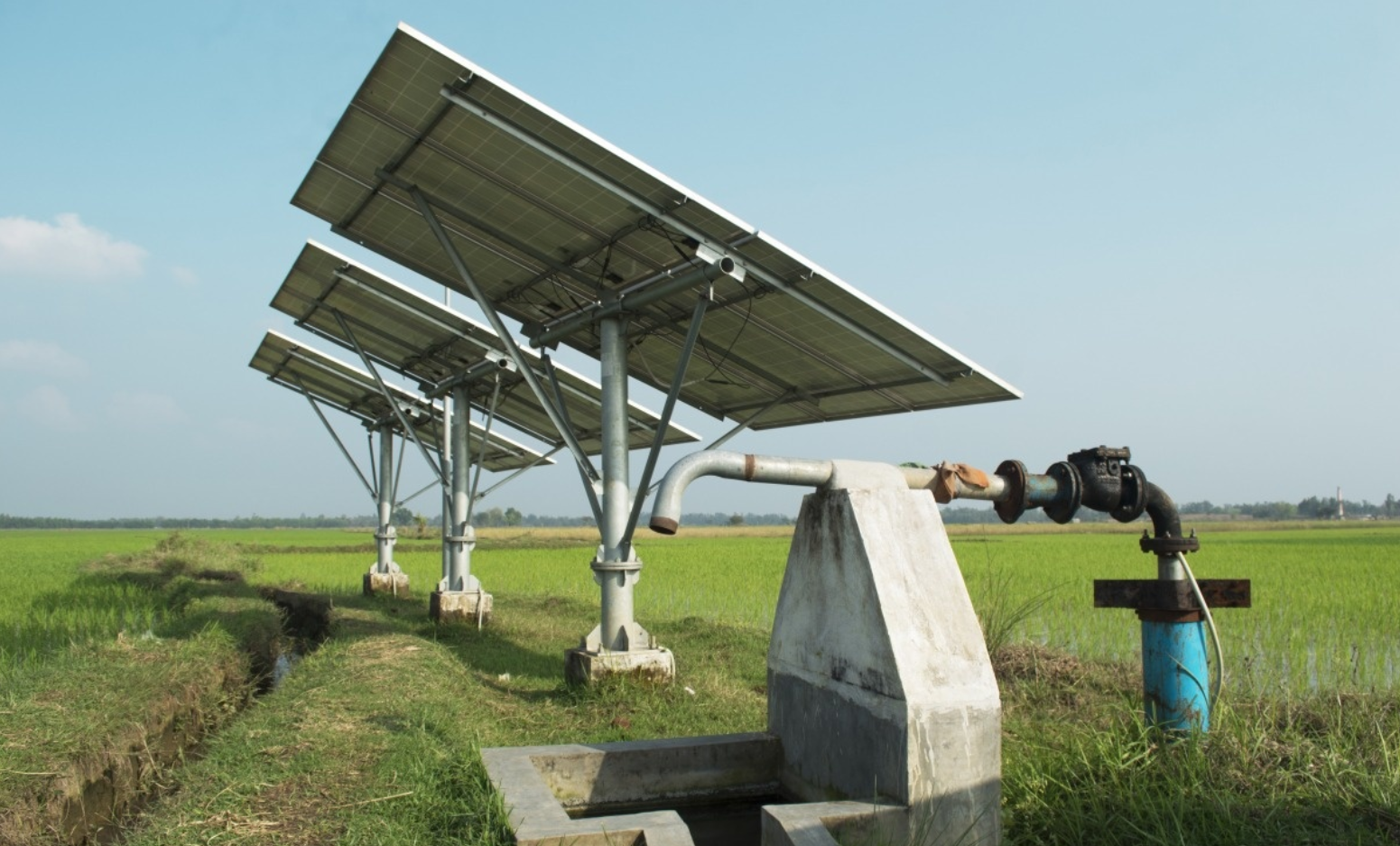 bomba de irrigação solar