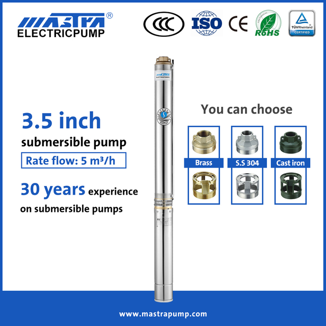 MASTRA 3,5 polegadas 5 hp Submersível Bomba de poço R85-QF Amazon Submersible Well Pump