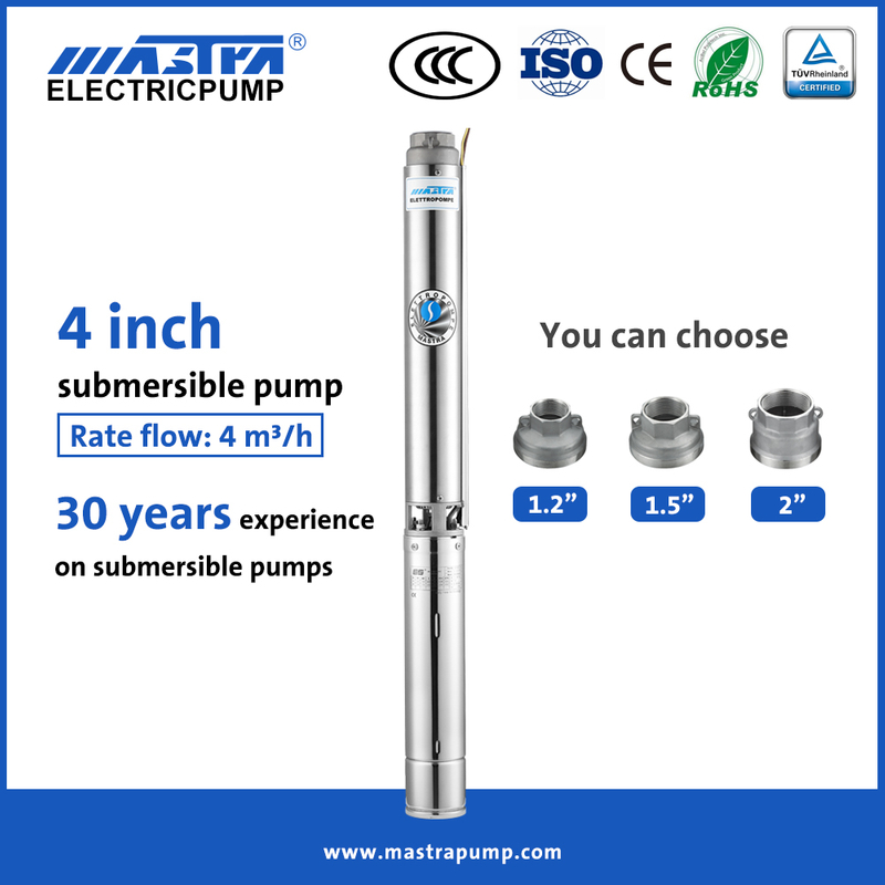 MASTRA 4 polegadas Submersível Bomba de água Amazon R95-STIMA INDUSTRIAL INDUSTRIAL BOMBA DE ÁGUA